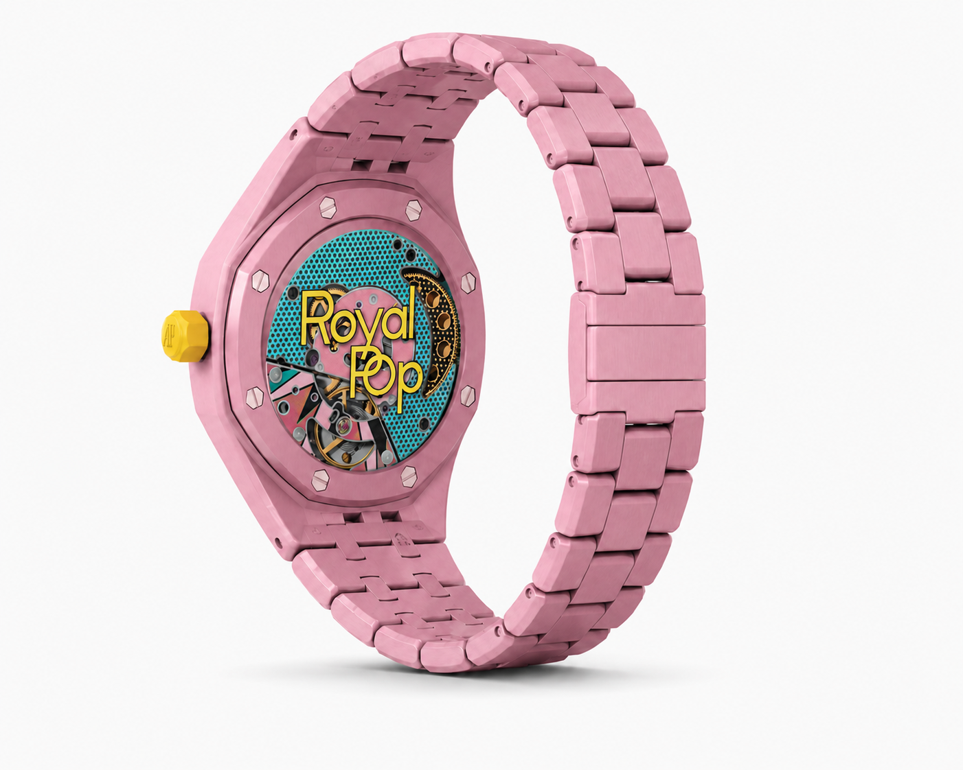 Royal POP bracelet yellow, pink and teal