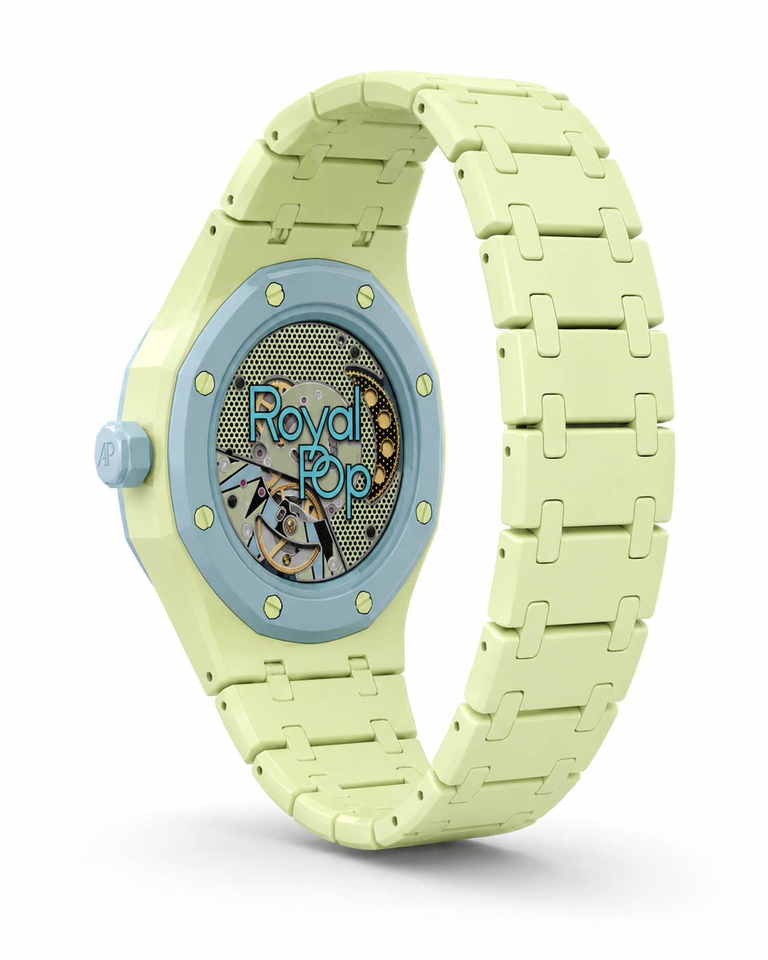 Royal POP bracelet yellow and light blue