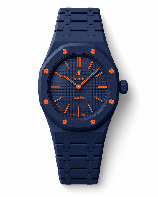 Royal POP blue and orange