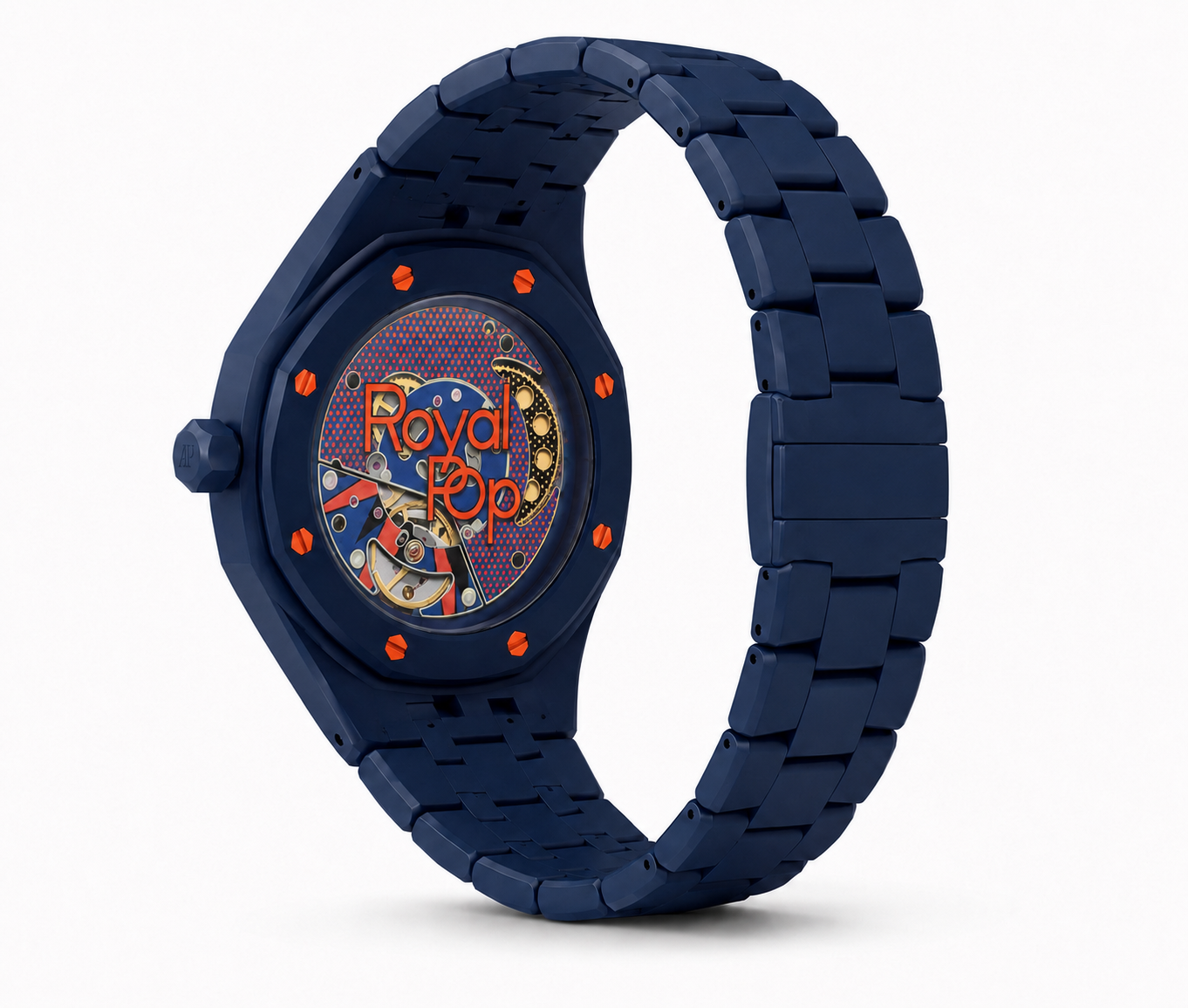 Royal POP blue and orange